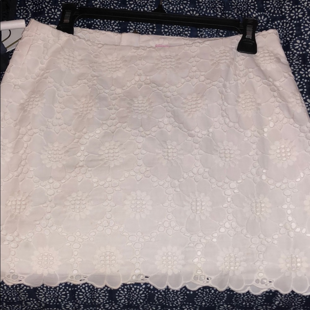 Lilly Pulitzer White Skirt